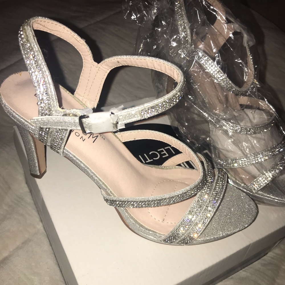 Brand new WOT Pave Crystal glitter heeled sandals